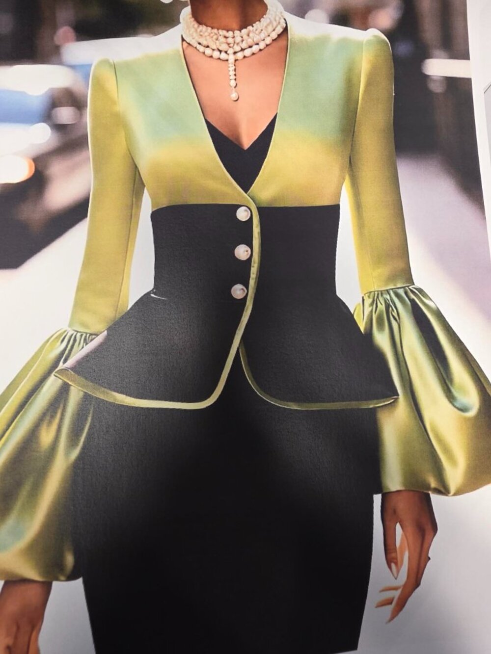 Elegant Two piece dress